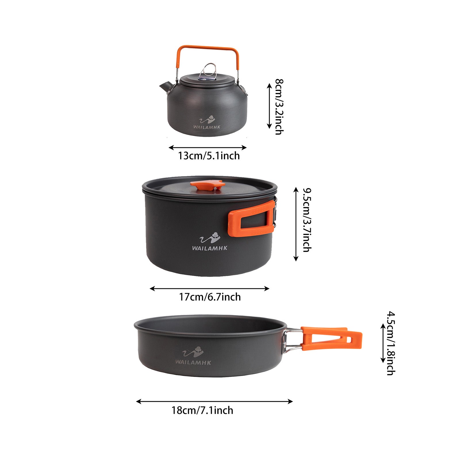 WAILAMHK Camping Pot Set