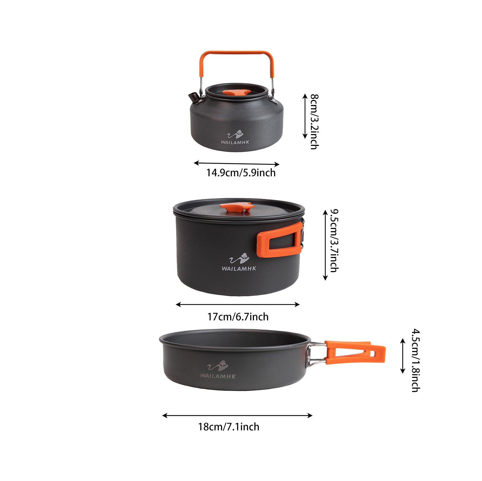 WAILAMHK Camping Pot Set