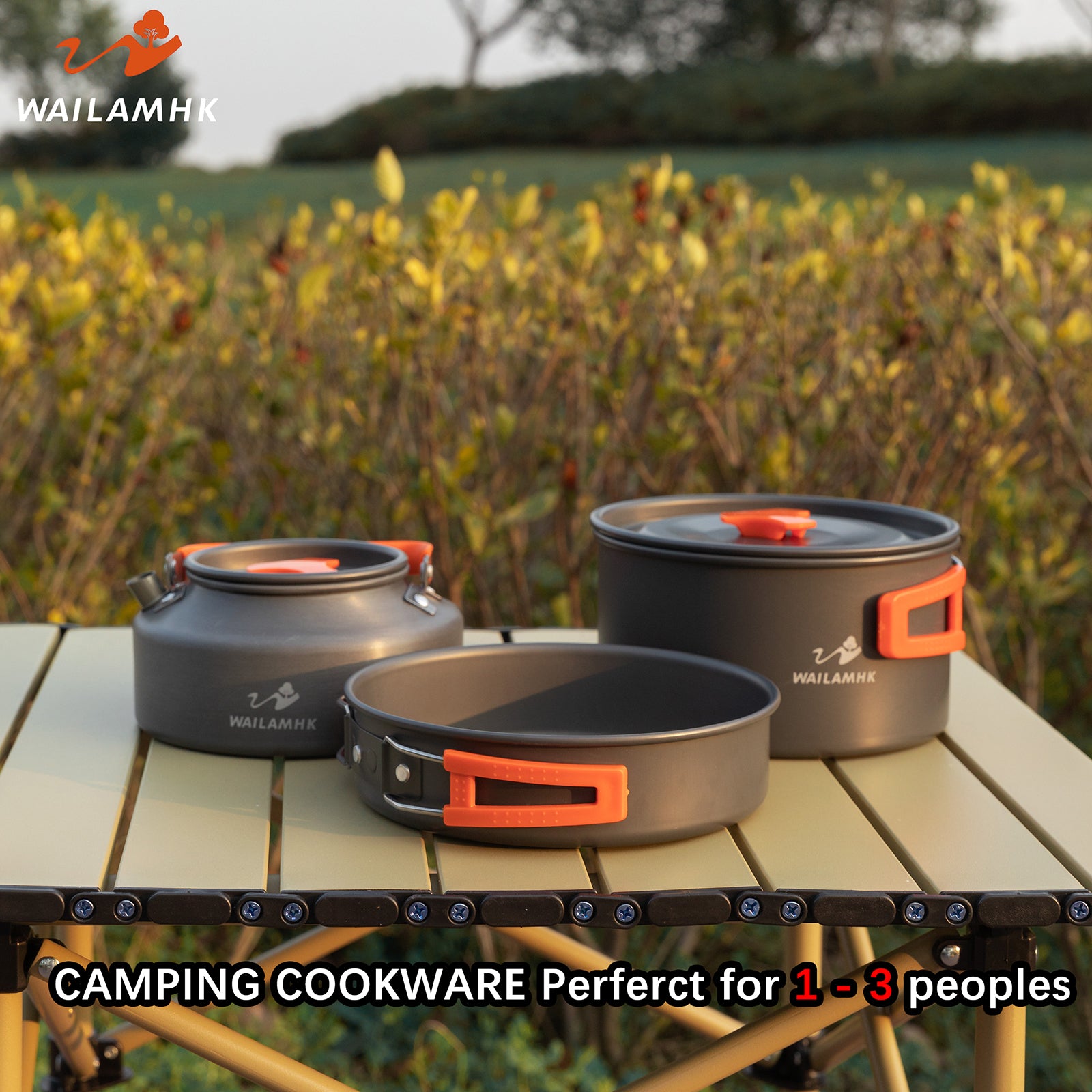 WAILAMHK Camping Cookware Campinggear Pots and Pots Set Equipment