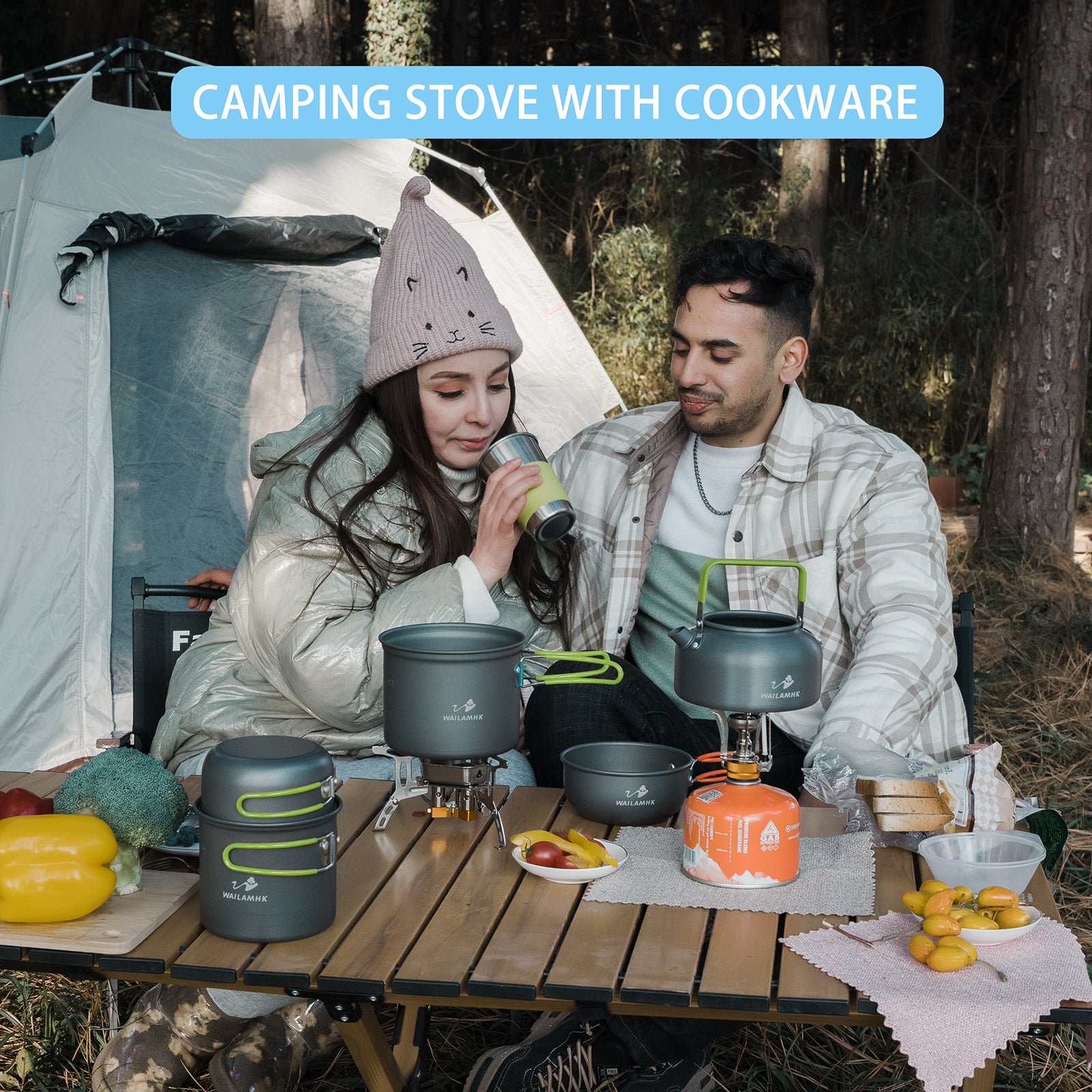 WAILAMHK Camping Deep Pot Set