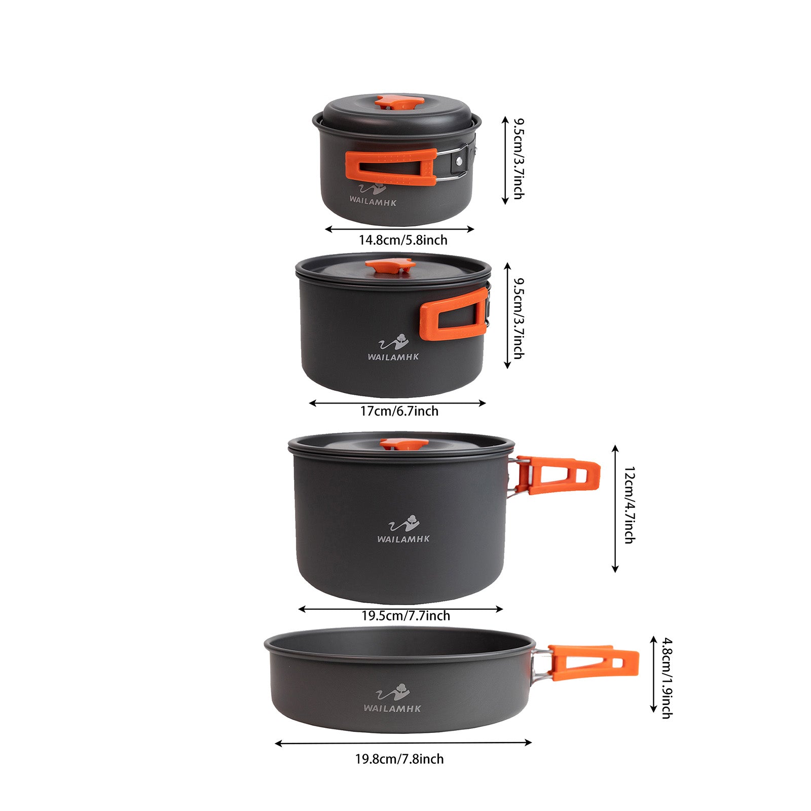 WAILAMHK Camping Pot Set